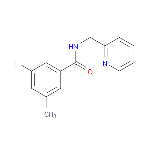 Benzamide, 3-fluoro-5-methyl-N-(2-pyridinylmethyl)-
