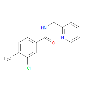 3-Chloro-4-methyl-N-(2-pyridinylmethyl)benzamide