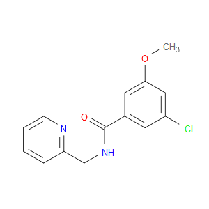 Benzamide, 3-chloro-5-methoxy-N-(2-pyridinylmethyl)-