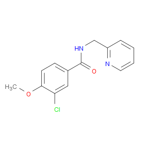 3-Chloro-4-methoxy-N-(2-pyridinylmethyl)benzamide