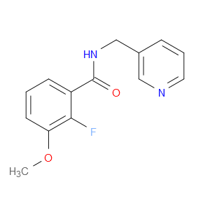 Benzamide, 2-fluoro-3-methoxy-N-(3-pyridinylmethyl)-