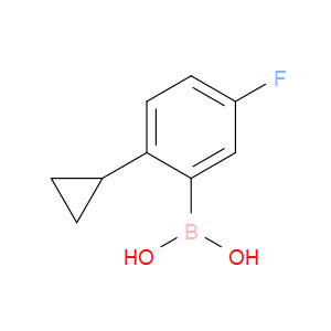 B-(2-Cyclopropyl-5-fluorophenyl)boronic acid