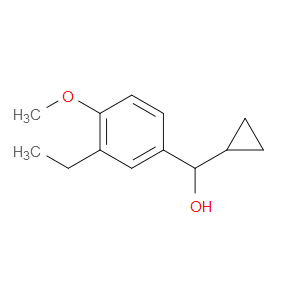 cyclopropyl(3-ethyl-4-methoxyphenyl)methanol