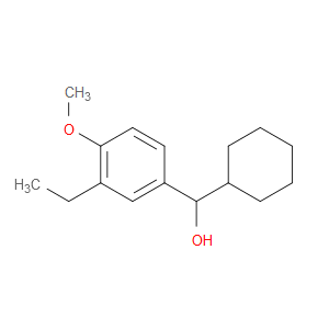 cyclohexyl(3-ethyl-4-methoxyphenyl)methanol