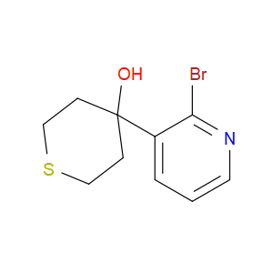 4-(2-Bromo-3-pyridinyl)tetrahydro-2H-thiopyran-4-ol