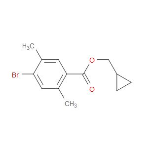 cyclopropylmethyl 4-bromo-2,5-dimethylbenzoate