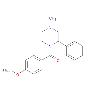 Methanone, (4-methoxyphenyl)(4-methyl-2-phenyl-1-piperazinyl)-