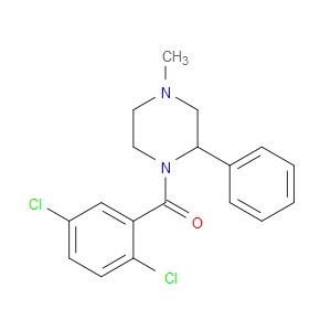 Methanone, (2,5-dichlorophenyl)(4-methyl-2-phenyl-1-piperazinyl)-