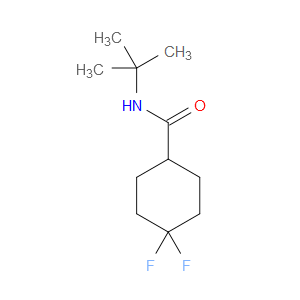N-(1,1-Dimethylethyl)-4,4-difluorocyclohexanecarboxamide