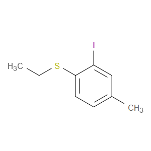 ethyl(2-iodo-4-methylphenyl)sulfane