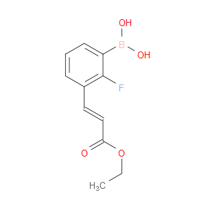 E-3-(2-Ethoxycarbonylvinyl)-2-fluorophenylboronic acid