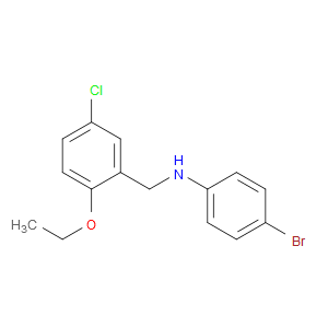 N-(4-Bromophenyl)-5-chloro-2-ethoxybenzenemethanamine
