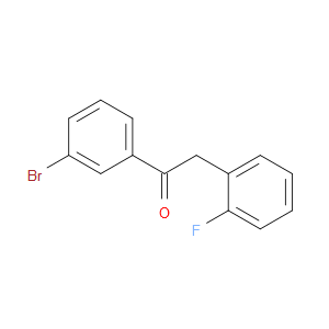 Ethanone, 1-(3-bromophenyl)-2-(2-fluorophenyl)-