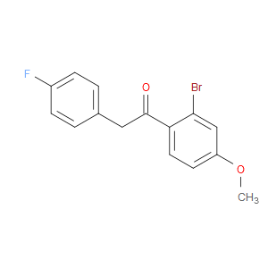 Ethanone, 1-(2-bromo-4-methoxyphenyl)-2-(4-fluorophenyl)-