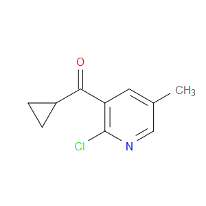(2-chloro-5-methylpyridin-3-yl)(cyclopropyl)methanone