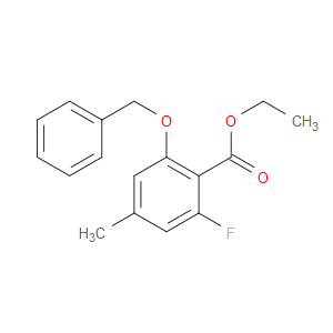 ethyl 2-(benzyloxy)-6-fluoro-4-methylbenzoate