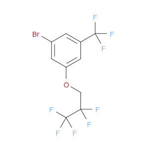 Benzene, 1-bromo-3-(2,2,3,3,3-pentafluoropropoxy)-5-(trifluoromethyl)-