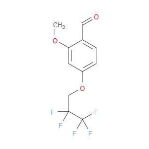 Benzaldehyde, 2-methoxy-4-(2,2,3,3,3-pentafluoropropoxy)-