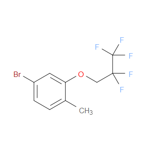 Benzene, 4-bromo-1-methyl-2-(2,2,3,3,3-pentafluoropropoxy)-