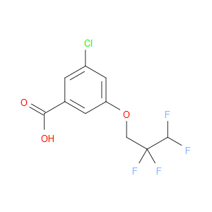 Benzoic acid, 3-chloro-5-(2,2,3,3-tetrafluoropropoxy)-