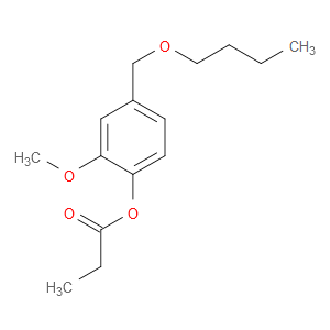 Phenol, 4-(butoxymethyl)-2-methoxy-, 1-propanoate