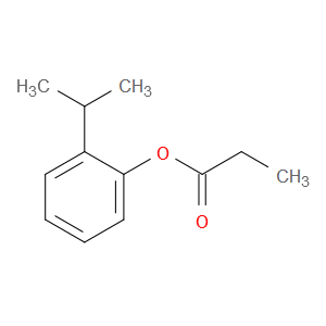 Phenol, 2-(1-methylethyl)-, 1-propanoate