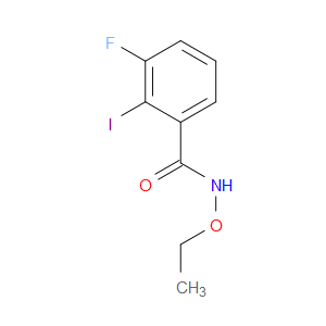 N-Ethoxy-3-fluoro-2-iodobenzamide