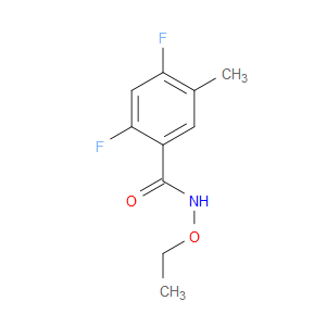 N-Ethoxy-2,4-difluoro-5-methylbenzamide