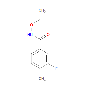 N-Ethoxy-3-fluoro-4-methylbenzamide