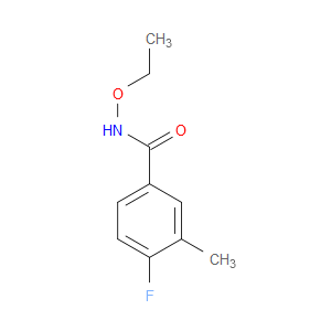 N-Ethoxy-4-fluoro-3-methylbenzamide