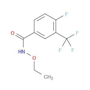N-Ethoxy-4-fluoro-3-(trifluoromethyl)benzamide
