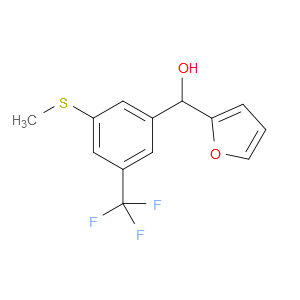 furan-2-yl(3-(methylthio)-5-(trifluoromethyl)phenyl)methanol