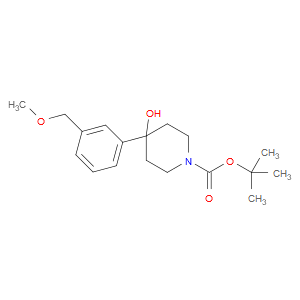 tert-butyl 4-hydroxy-4-(3-(methoxymethyl)phenyl)piperidine-1-carboxylate