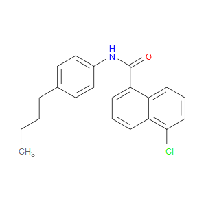 N-(4-Butylphenyl)-5-chloro-1-naphthalenecarboxamide