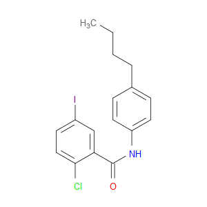 N-(4-Butylphenyl)-2-chloro-5-iodobenzamide