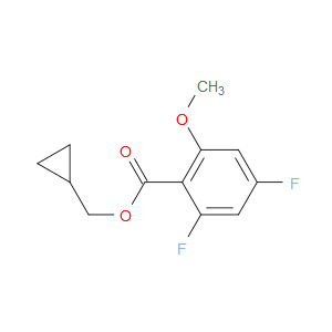 cyclopropylmethyl 2,4-difluoro-6-methoxybenzoate