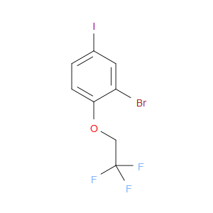 2-bromo-4-iodo-1-(2,2,2-trifluoroethoxy)benzene