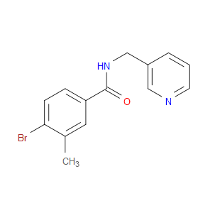 4-Bromo-3-methyl-N-(3-pyridinylmethyl)benzamide