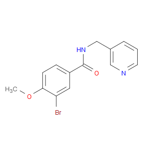 Benzamide, 3-bromo-4-methoxy-N-(3-pyridinylmethyl)-