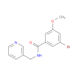 Benzamide, 3-bromo-5-methoxy-N-(3-pyridinylmethyl)-