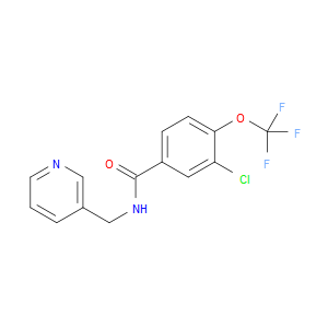Benzamide, 3-chloro-N-(3-pyridinylmethyl)-4-(trifluoromethoxy)-
