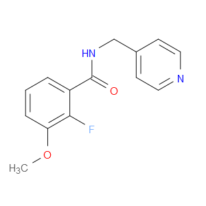 Benzamide, 2-fluoro-3-methoxy-N-(4-pyridinylmethyl)-