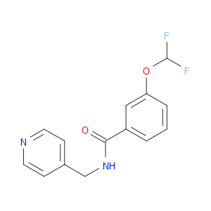3-(Difluoromethoxy)-N-(4-pyridinylmethyl)benzamide