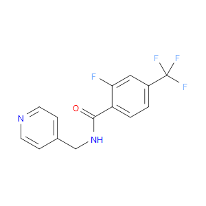 Benzamide, 2-fluoro-N-(4-pyridinylmethyl)-4-(trifluoromethyl)-