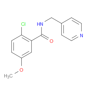 Benzamide, 2-chloro-5-methoxy-N-(4-pyridinylmethyl)-