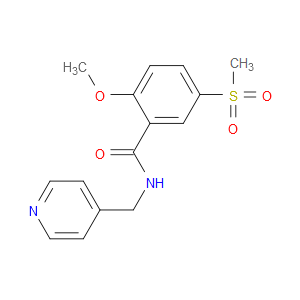 Benzamide, 2-methoxy-5-(methylsulfonyl)-N-(4-pyridinylmethyl)-