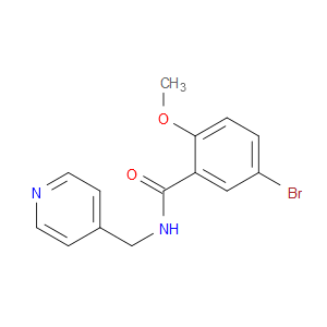 5-Bromo-2-methoxy-N-(4-pyridinylmethyl)benzamide