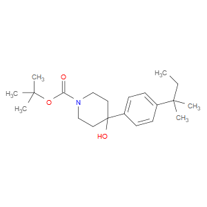 tert-butyl 4-hydroxy-4-(4-(tert-pentyl)phenyl)piperidine-1-carboxylate