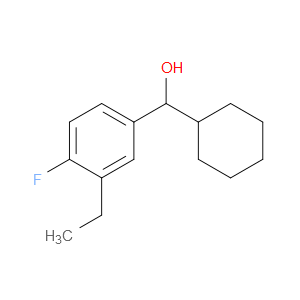 cyclohexyl(3-ethyl-4-fluorophenyl)methanol