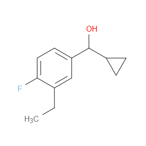 cyclopropyl(3-ethyl-4-fluorophenyl)methanol